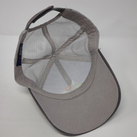 Idaho Sunset Strapback Trucker Hat Gray OS Adjustable Embroidered Mesh Back Ha - Picture 7 of 9